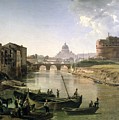 New Rome With The Castel Sant Angelo by Silvestr Fedosievich Shchedrin New Rome With The Castel Sant Angelo by Silvestr Fedosievich Shchedrin
