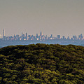 New York City Skyline From The Top of Bear Mountain by John Morzen