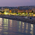 Nice at night Photograph by Nigel R Bell Nice at night Photograph by Nigel R Bell