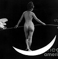 Night, Nude Model, 1895 Photograph by Science Source Night, Nude Model, 1895 Photograph by Science Source