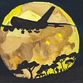 Night Travels Painting by Ali Baucom Night Travels Painting by Ali Baucom