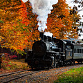 No. 40 passing the fall colors Photograph by Jeff Folger No. 40 passing the fall colors Photograph by Jeff Folger