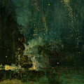 Nocturne in Black and Gold - the Falling Rocket Painting by James Abbott McNeill Whistler Nocturne in Black and Gold - the Falling Rocket Painting by James Abbott McNeill Whistler