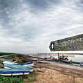 Norfolk coastal path sign and boats Photograph by Simon Bratt Norfolk coastal path sign and boats Photograph by Simon Bratt