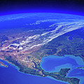 North America seen from space Photograph by Johan Swanepoel North America seen from space Photograph by Johan Swanepoel