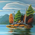 Northern Island Painting by Barbel Smith Northern Island Painting by Barbel Smith