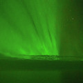 Northern Lights Over the North Atlantic by Allan Levin