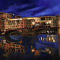 Notturno Fiorentino Painting by Guido Borelli Notturno Fiorentino Painting by Guido Borelli