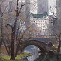 NYC Central Park Painting by Ylli Haruni NYC Central Park Painting by Ylli Haruni