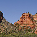 Oak Creek Panorama in Red Photograph by Brenda Kean