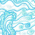 Ocean Waves Drawing by Carole Brecht Ocean Waves Drawing by Carole Brecht