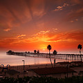Oceanside Sunset 9 Photograph by Larry Marshall Oceanside Sunset 9 Photograph by Larry Marshall