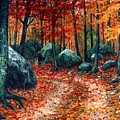 October Woodland by Frank Wilson October Woodland by Frank Wilson
