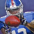 Eli Manning Art Print by Michael Pattison - Fine Art America