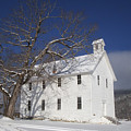 Old Boxley Community Building and Church in Winter by Michael Dougherty