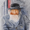 Old Man of Jerusalem Painting by Quwatha Valentine Old Man of Jerusalem Painting by Quwatha Valentine