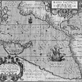Old World Map print from 1589 - Black and White Drawing by Marianna Mills Old World Map print from 1589 - Black and White Drawing by Marianna Mills