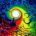 Om Tree of Life Meditation Painting by Laura Iverson Om Tree of Life Meditation Painting by Laura Iverson