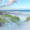On The Beach Watercolor Digital Art by Randy Steele On The Beach Watercolor Digital Art by Randy Steele