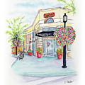 On the Corner Mixed Media by Lori Taylor On the Corner Mixed Media by Lori Taylor