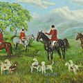 On The Hunt Painting by Charlotte Blanchard On The Hunt Painting by Charlotte Blanchard