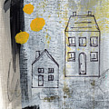 On The Same Street Painting by Linda Woods On The Same Street Painting by Linda Woods