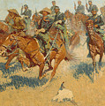 On the Southern Plains, 1907 Painting by Frederic Remington On the Southern Plains, 1907 Painting by Frederic Remington