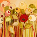One Red Posie Painting by Jennifer Lommers One Red Posie Painting by Jennifer Lommers