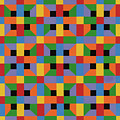 Open Quadrilateral Lattice Painting by Janet Hansen Open Quadrilateral Lattice Painting by Janet Hansen