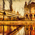 Oradea chris river Painting by Dimitar Hristov Oradea chris river Painting by Dimitar Hristov