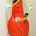 Orange Lady with a Black Hat Photograph by Jennifer Robin Orange Lady with a Black Hat Photograph by Jennifer Robin