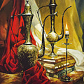Oriental Jugs Painting by Maria Rabinky Oriental Jugs Painting by Maria Rabinky