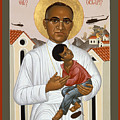 St. Oscar Romero of El Salvado - RLOSR Painting by Br Robert Lentz OFM St. Oscar Romero of El Salvado - RLOSR Painting by Br Robert Lentz OFM