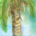 Palm Tree Study Two Digital Art by Darren Cannell Palm Tree Study Two Digital Art by Darren Cannell