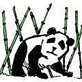 Panda Digital Art by Piotr Dulski Panda Digital Art by Piotr Dulski