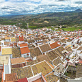 Panorama Setenil Andalusia Pyrography by Benny Marty Panorama Setenil Andalusia Pyrography by Benny Marty