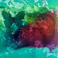 Papillons Marins Painting by Francoise Chauray Papillons Marins Painting by Francoise Chauray