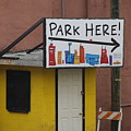 Park Here Nashville sign Photograph by Valerie Collins Park Here Nashville sign Photograph by Valerie Collins