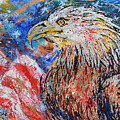 Patriotic Eagle Painting by Jyotika Shroff Patriotic Eagle Painting by Jyotika Shroff