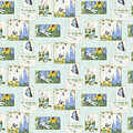 Pattern Butterflies Dragonflies Birds and Blue and Yellow Floral Painting by Audrey Jeanne Roberts Pattern Butterflies Dragonflies Birds and Blue and Yellow Floral Painting by Audrey Jeanne Roberts