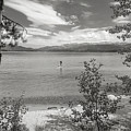 Payette Lake Boarder Photograph by Mark Mille Payette Lake Boarder Photograph by Mark Mille