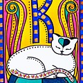 Peace And Love - Cat Art by Dora Hathazi Mendes Painting by Dora Hathazi Mendes Peace And Love - Cat Art by Dora Hathazi Mendes Painting by Dora Hathazi Mendes