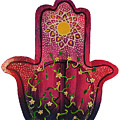 Peace Hamsa Painting by Patricia Arroyo Peace Hamsa Painting by Patricia Arroyo