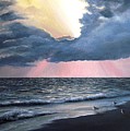 Peaceful Beach Memories Sea View 246 Painting by Lucie Dumas Peaceful Beach Memories Sea View 246 Painting by Lucie Dumas
