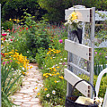 Peaceful Garden Photograph by Amy Fose Peaceful Garden Photograph by Amy Fose