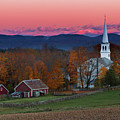Peacham Village Fall Evening Photograph by Tim Kirchoff Peacham Village Fall Evening Photograph by Tim Kirchoff