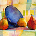 Pears and Blue Bowl Painting by Hailey E Herrera Pears and Blue Bowl Painting by Hailey E Herrera