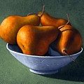 Pears in Blue Bowl by Frank Wilson Pears in Blue Bowl by Frank Wilson