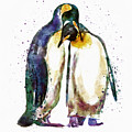 Penguin Couple Painting by Marian Voicu Penguin Couple Painting by Marian Voicu