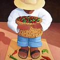 Pepper Boy Painting by Lance Headlee Pepper Boy Painting by Lance Headlee